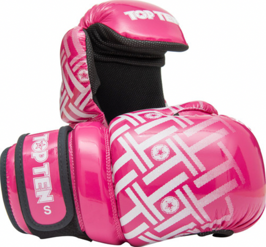 TOP TEN Pointfighting Gloves "Glossy Block Prism"