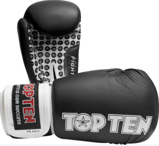 TOP TEN 10oz Boxing Gloves FIGHT Slimcut