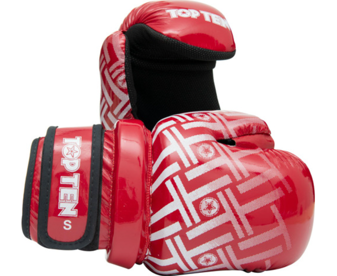 TOP TEN Pointfighting Gloves "Glossy Block Prism"